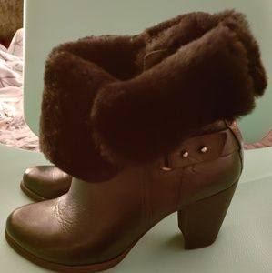 Ugg leather and shearling boots